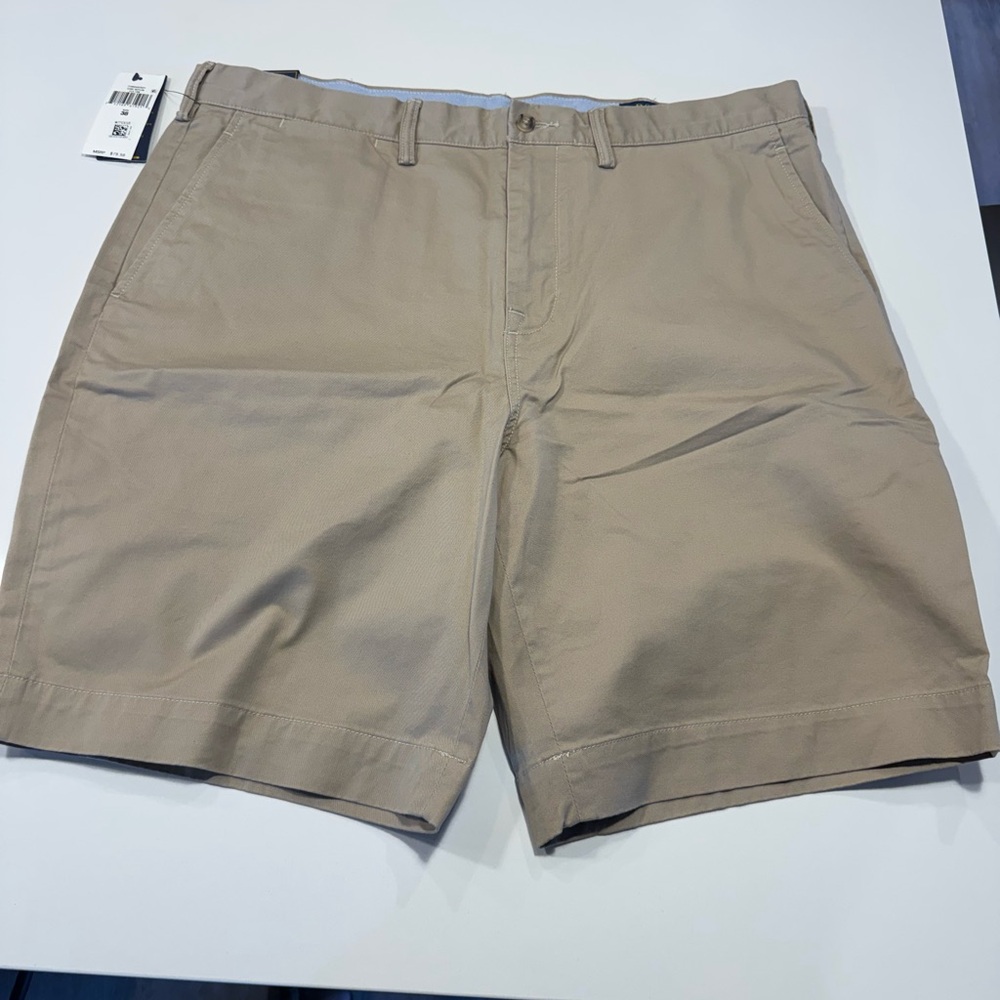 Polo by Ralph Lauren Men's Khaki Flat Front Shorts